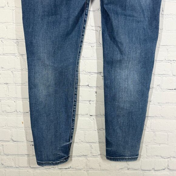 Judy Blue Skinny Fit High Rise Jeans Size 32 Blue Medium Wash Denim Stretch - Picture 14 of 15